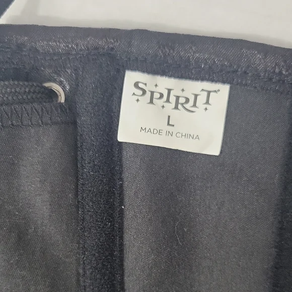 Spirit Black Corset with Red Lace Accents - Picture 5 of 6